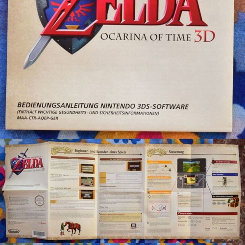 The Legend of Zelda: Ocarina of Time 3D Nintendo 3DS game like new