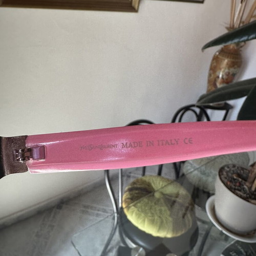 YSL sunglasses Y2K pink, like new