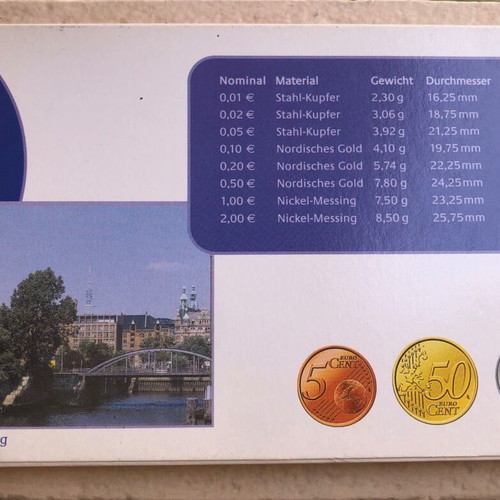 Germany 2005 Euro Proof Coin Set new in original case