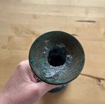 Bronze sturdy candlestick used