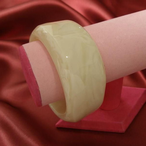 Lucite bangle bracelet collection