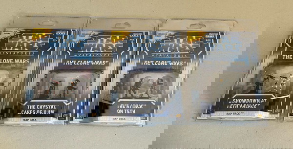 Πακέτο 3 x Wizards 2009 Star Wars Miniatures Map Pack Καινούργια Τιμή 18 Ευρώ