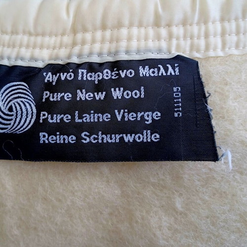 Vintage wool blanket 1.50 × 2.20, like new