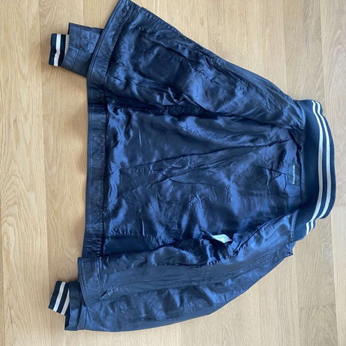 Emporio Armani leather jacket like new, size XL, black