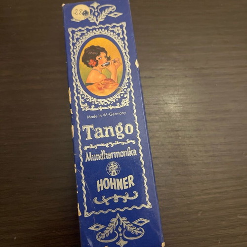 Hohner Tango harmonica used with original vintage box