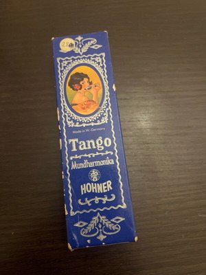 Hohner Tango harmonica used with original vintage box