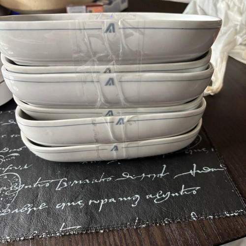 Alitalia porcelain collectible bowls set of 6