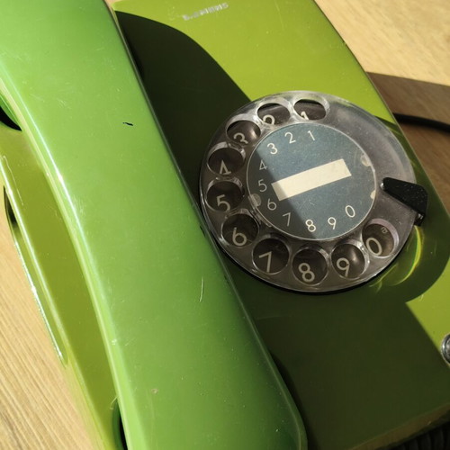 Siemens landline phone 1975-1978, green