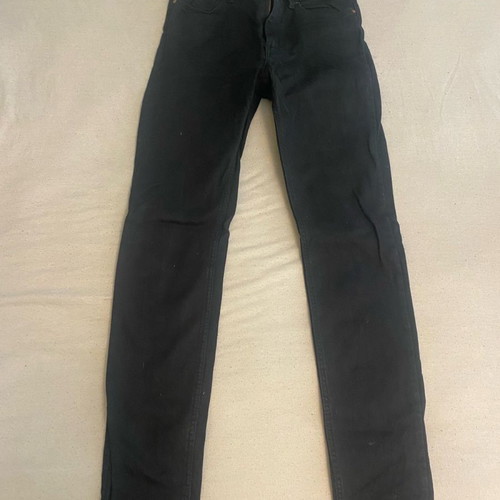 Zara dark blue low-rise jeans used