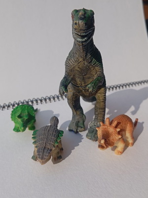Set of 4 Dinosaur Toys