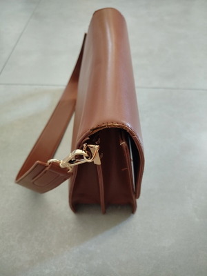 Nolah bag used, brown-tan with 2 straps and dust bag