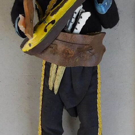 Greek doll with traditional costume like new