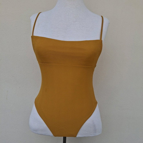 One-piece swimsuit, yellow, size S