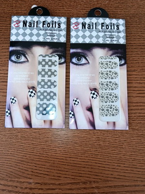 Nail stickers new, 2 sheets with 10 pieces each