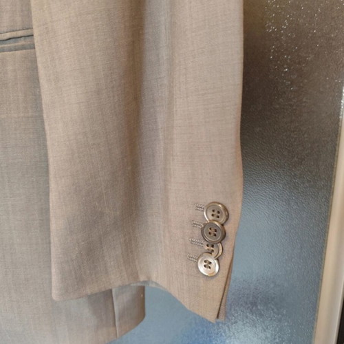 Hugo Boss Men's Suit 2-Piece Size 50 Grey Virgin Wool Like New