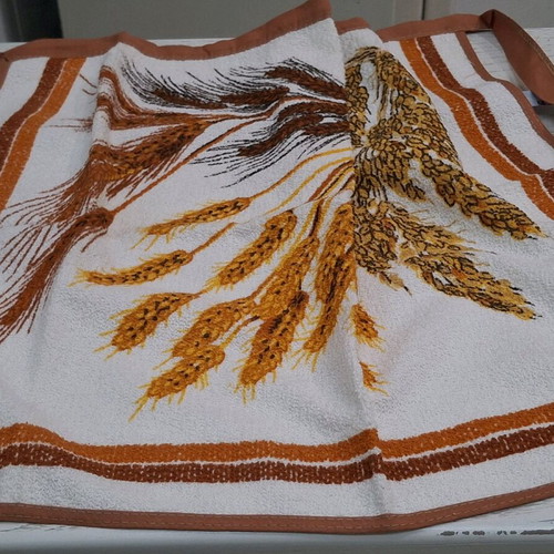Kitchen apron new terry cloth Italian made
