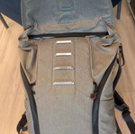 Peak Design Everyday Backpack 20L ash used with leather elements