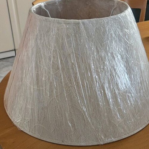Floor lamp shade new, sugar color