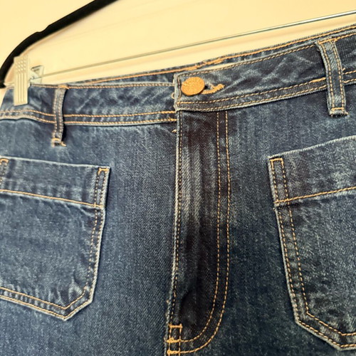 Mango wide leg jeans new, size M 38 10, blue