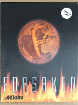Forsaken PC game like new, English game, French manuals, big box