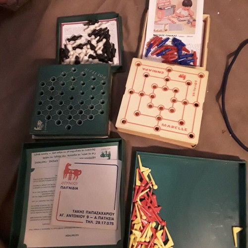 Vintage children's toys used from 70-80s, all together