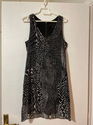 Black and white dress used, size M / 38 / 10