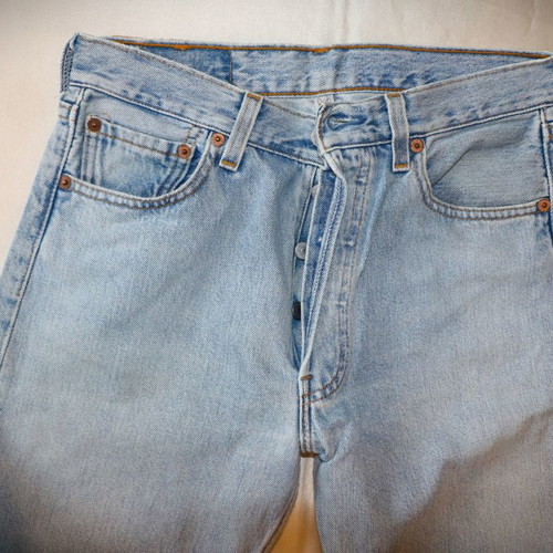 Levi`s Jeans 501 original W29 L32 used, made in USA, 1980s