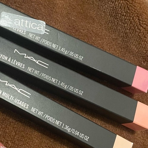 MAC lip pencils in nude shades, discontinued