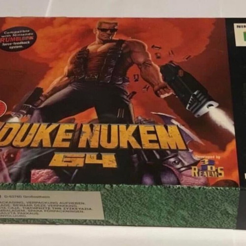 Nintendo 64 Duke Nukem 64 game PAL-UK English version, new