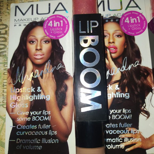 MUA Lip Boom 3 lipstick and lip gloss set new