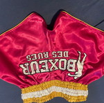 Boxeur the Rues satin women's boxing shorts fuchsia used size M