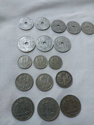 Greek Coins Used Set of 23 from 1966