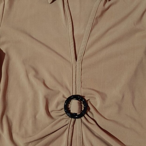 Ysatis beige blouse shirt S