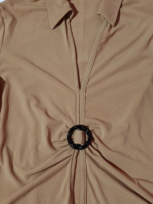 Ysatis beige blouse shirt S