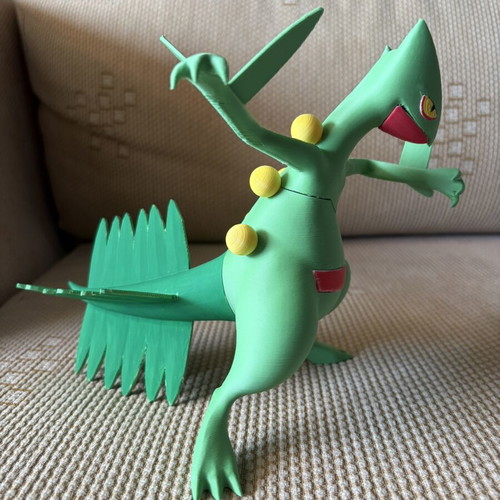 Pokémon Sceptile figure, starter grass edition