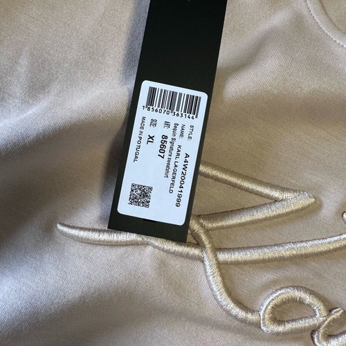 Karl Lagerfeld beige shirt new, size XL