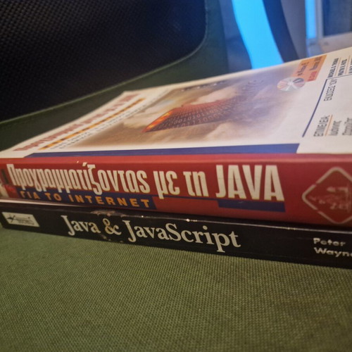 Programming Books used, Java and Javascript