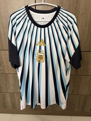 Pre Match Shirt Argentina Large New Authentic