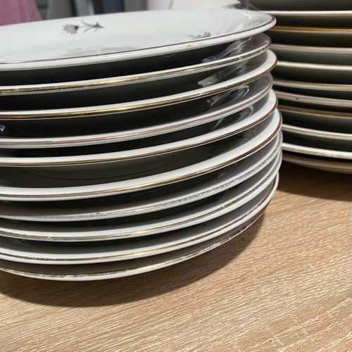 Porcelain service set like new, 24 pieces, Greek origin