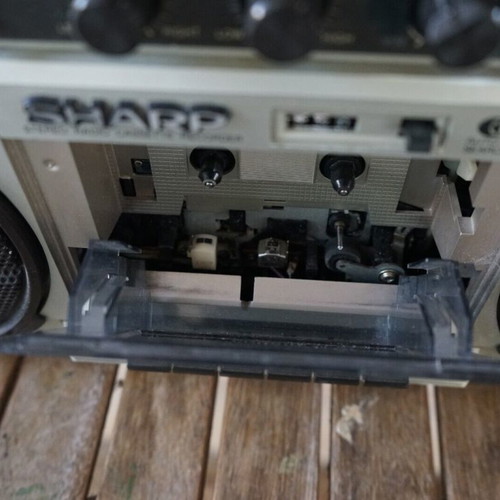 Sharp GF 6565-E portable radio cassette player used