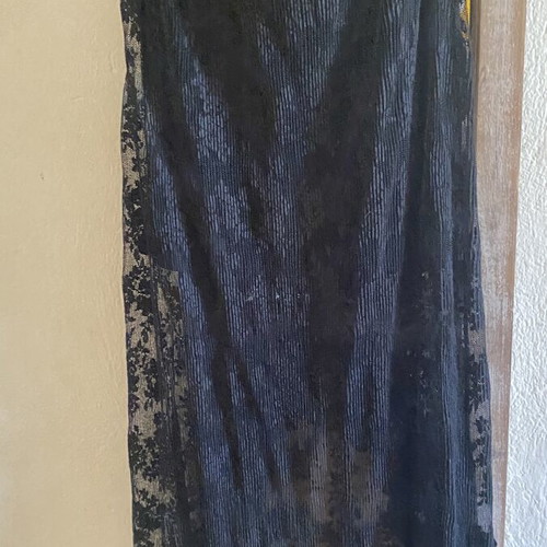 Strapless dress one size black lace new by Fia