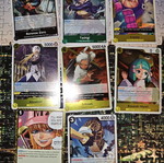 9 One Piece rare cards