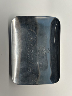 Christofle silver-plated tray like new 8x12