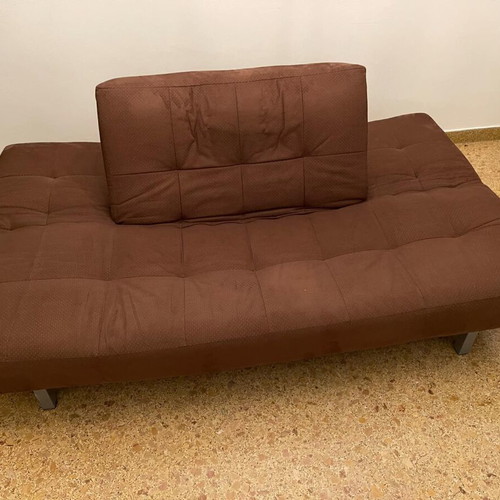 Sofa bed like new 200x120 with legs and zipper