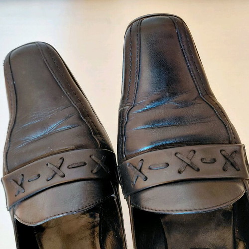 Vintage elegant leather pumps size 40 like new, black