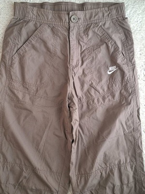 Nike brown bermuda shorts for boys 10-12 years new