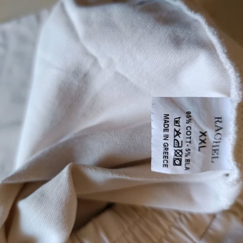 Rachel women's set XXL made in Greece, like new, beige cotton