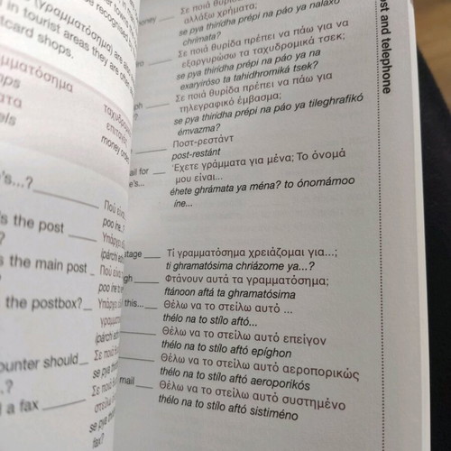 Greek Phrase Book like new with pronunciation and essential grammar