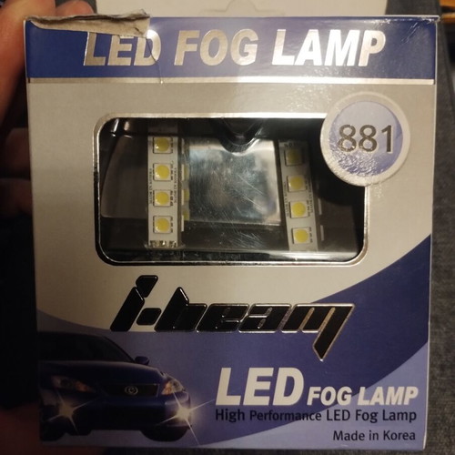 I-beam 881 LED Fog Lamp Bulbs brand new, high performance replacement kit