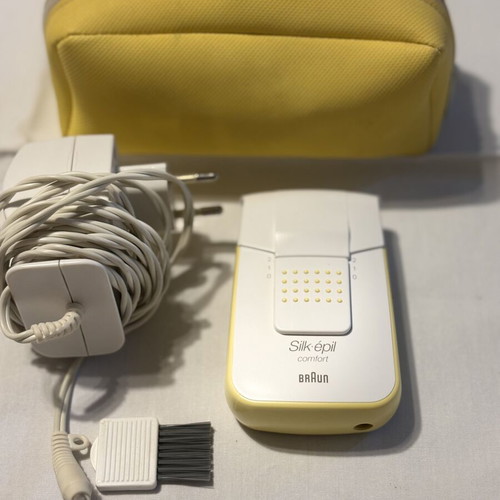 Silk Epil Comfort epilator Braun used with original pouch and brush